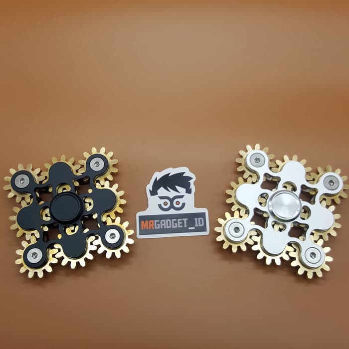 Fidget Spinner - Fidget Spinner Led - Fidget Spinner Keramik 9 Gear Mechanical Premium Pro Fidget