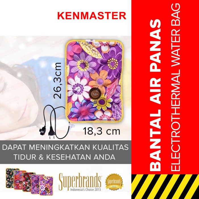 Kenmaster Bantal Air Panas Elektrik Portable Electrothermal Water Bag