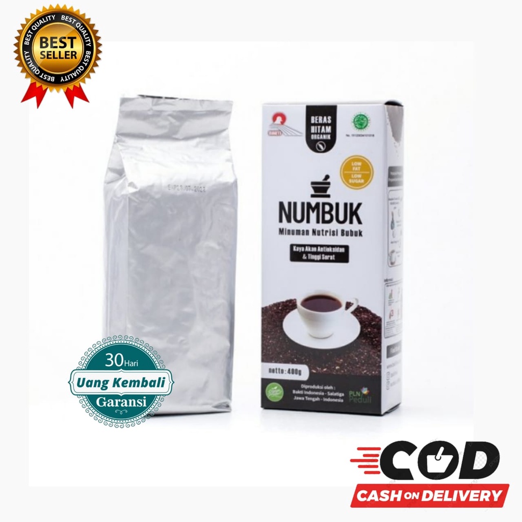 

NUMBUK Minuman Nutrisi DIET DAN DIABETES Bubuk BERAS HITAM ORGANIK murni tanpa GULA