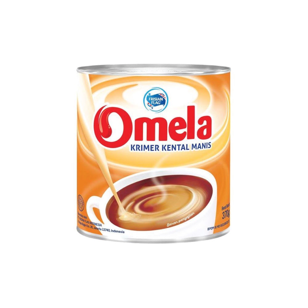 

FRISIAN FLAG SUSU KENTAL OMELA PLAIN KALENG 370gr