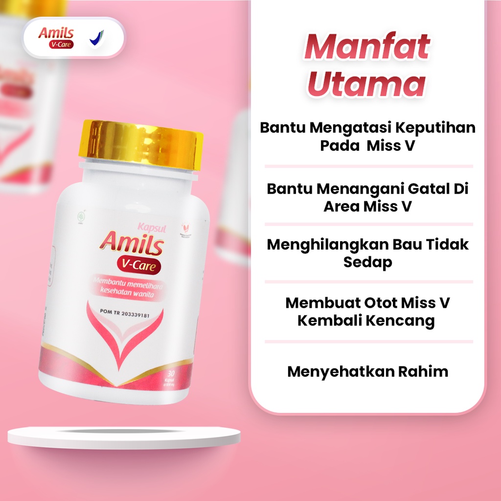 Kapsul Amils V Care Kapsul Daerah Kewanitaan Obat Daerah Kewanitaan