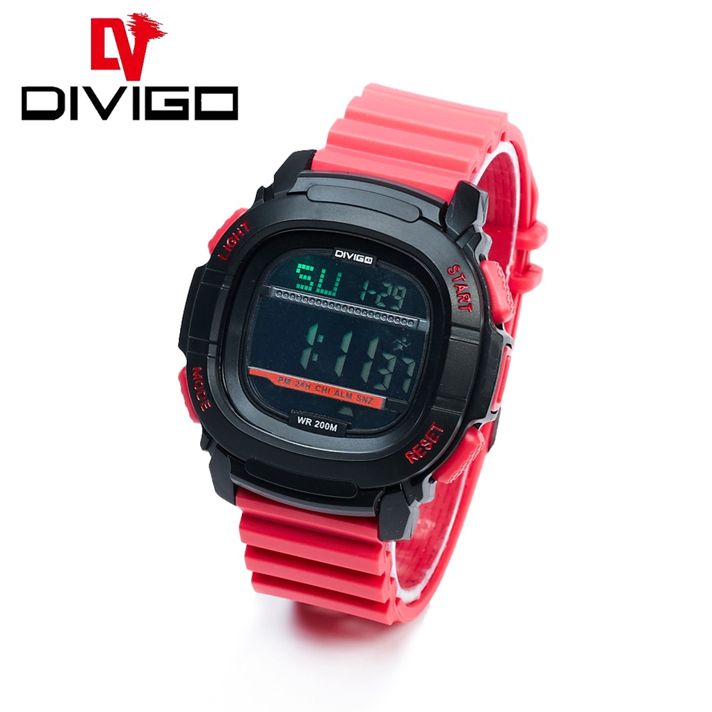 Terlaris Jam Tangan Digital Pria DV-3616 Water Resistant 3ATM