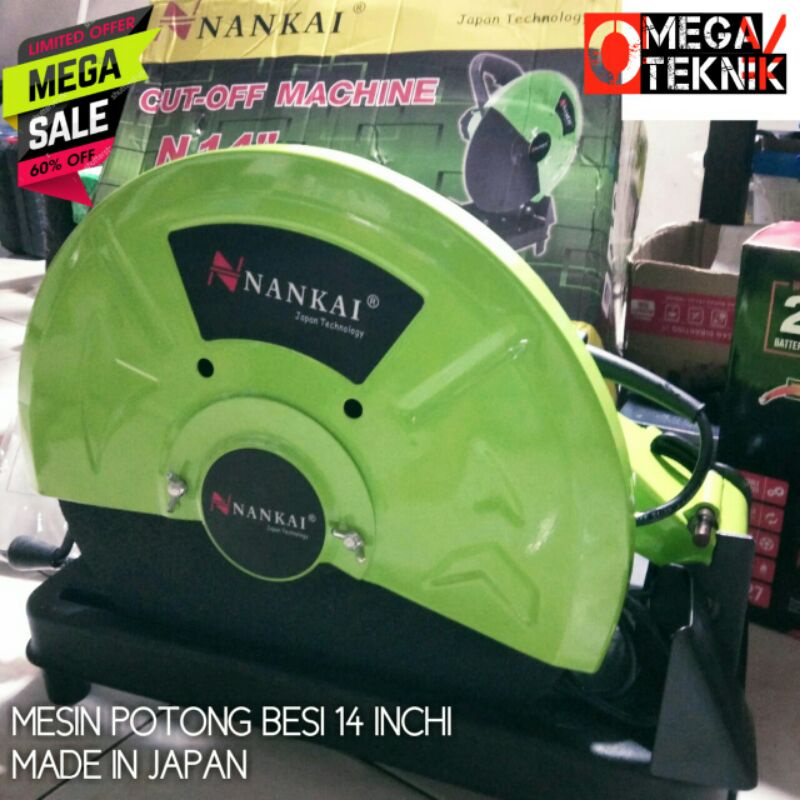 Mesin Potong Besi 14 Inchi Nankai