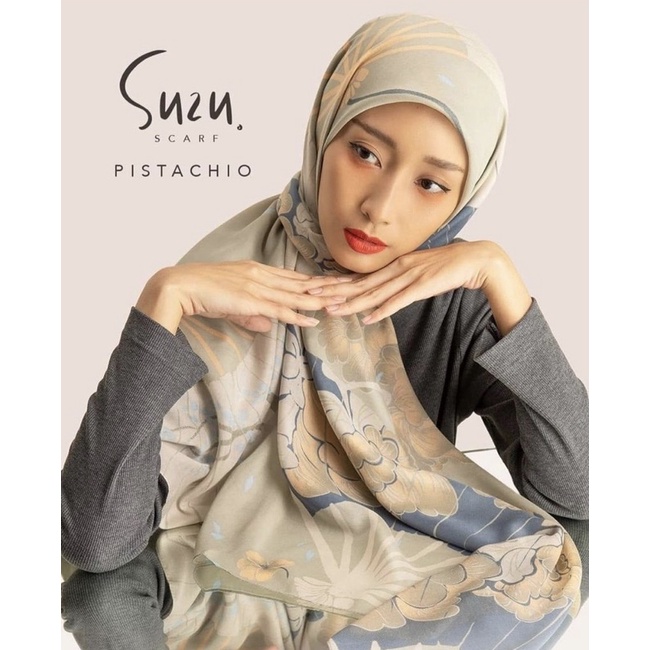 New Suzu Scarf Pistachio Kami Idea