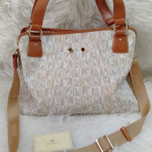 Tas bonia mono Putih