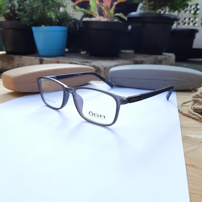 Frame Kacamata Pria - Kacamata OGA X-8 Size 54-17-148