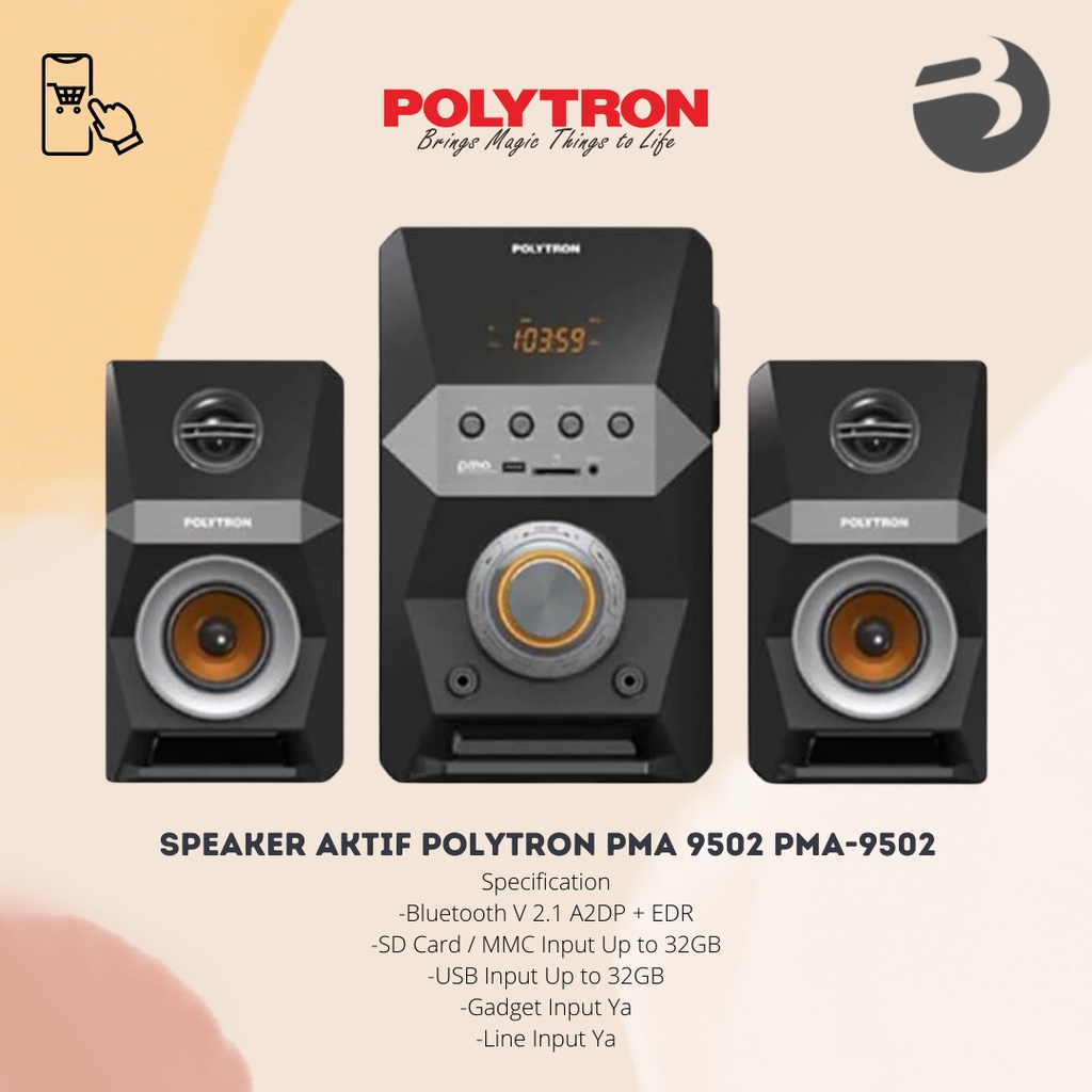 SPEAKER AKTIF POLYTRON PMA 9522 PMA-9522