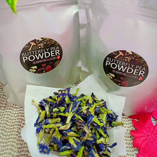  bubuk  Bunga  Telang  Butterfly Pea Powder Shopee Indonesia