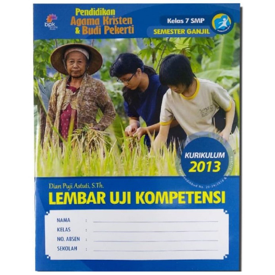 LUK/LKS Agama Kristen Semester Ganjil kelas 7 SMP