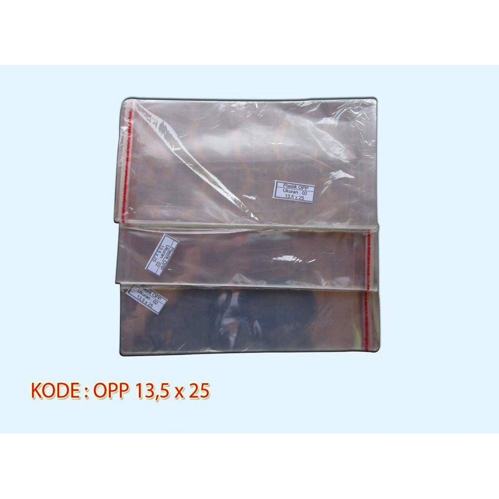 

Plastik Opp Ukuran 13,5 x 25