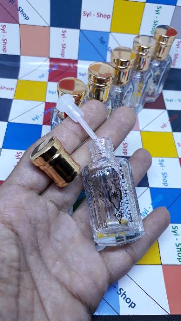 GROSIR Botol Parfum Tola Ukir Emas Exclusif 12ml