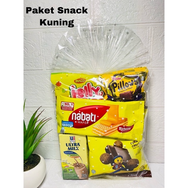 

Paket snack ulang tahun anak kuning / goodiebag / souvenir ulang tahun anak