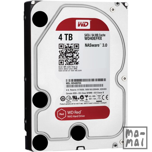WD RED WD40EFRX 4 TB 3,5&quot; NAS HARD DRIVE WD RED 4TB