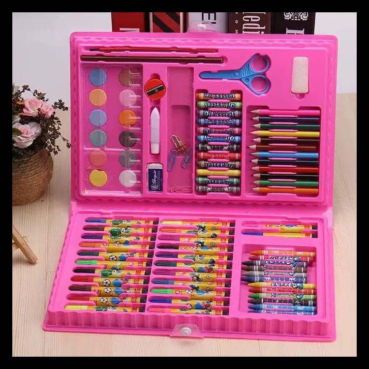 

Big Sale Smile Sf-013/Colouring Set 86 In1/Pensil Warna/Crayon/Stationary Promo