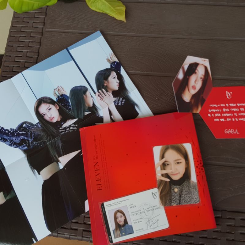 IVE ELEVEN yujin set gaeul message card