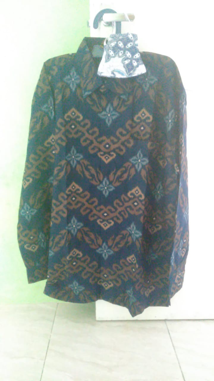 Kemeja Batik Pria | Baju Batik Pria Lengan Panjang Lapis Furing Premium Te001