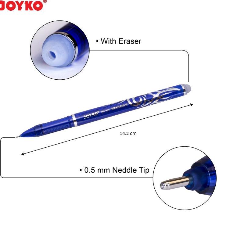 

BIDF Erasable Gel Pen Pulpen Pena Bisa Dihapus Joyko GP-279 Shokyo 0.5 mm 299AOLE