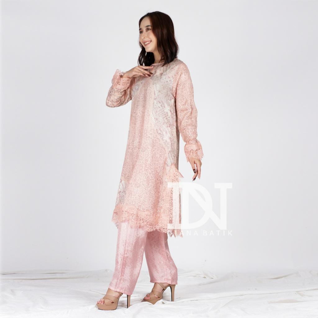 SET TUNIK LACE BAHAN VISCOSE by Diana Batik