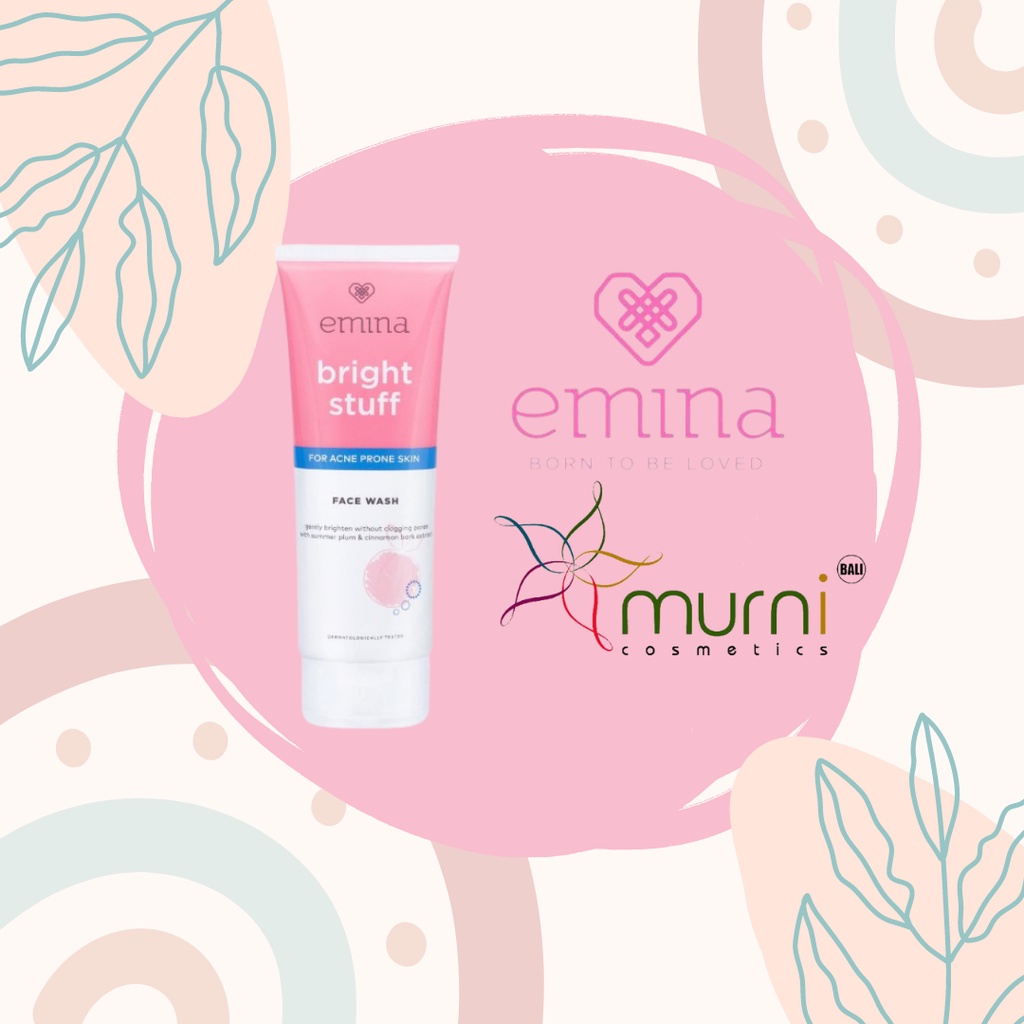 EMINA BRIGHT STUFF FOR ACNE PRONE SKIN FACE WASH  100ML