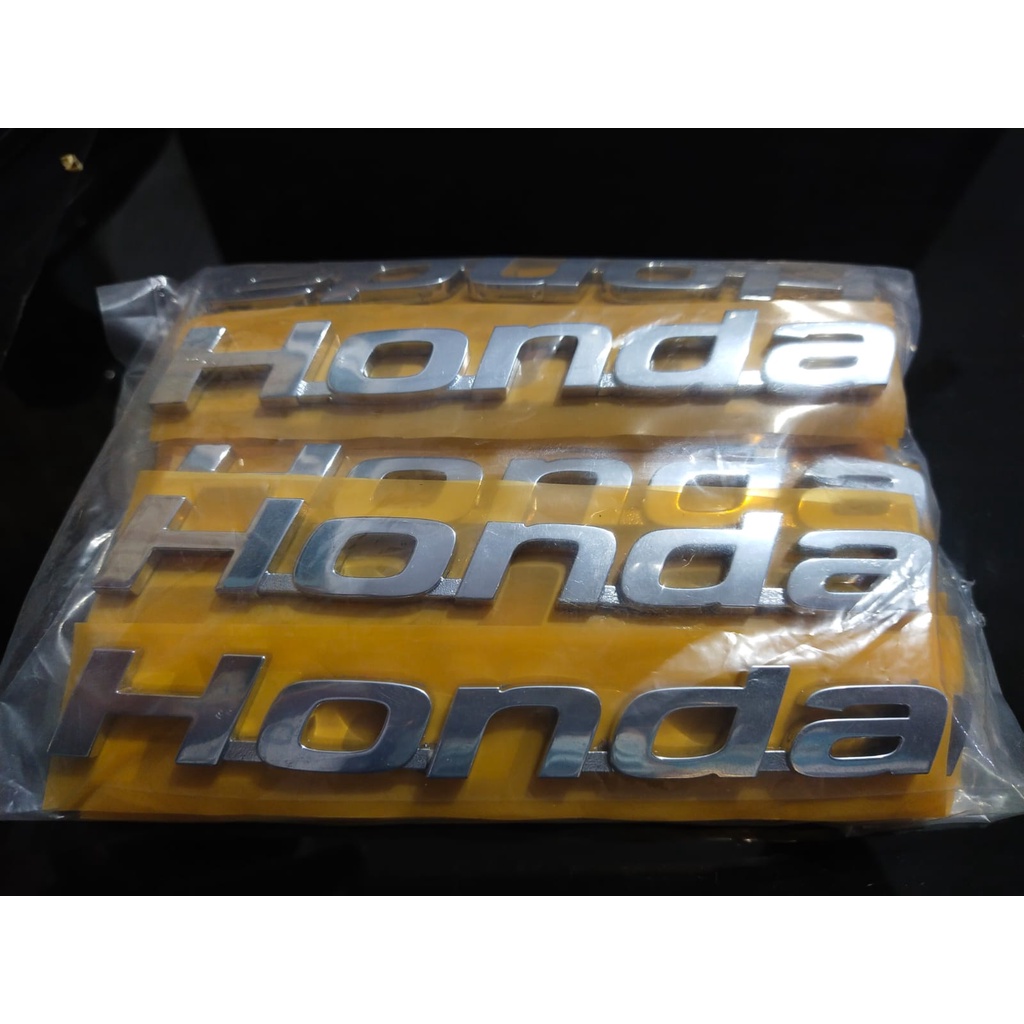 Emblem Logo Tulisan Honda H2 Kecil Original