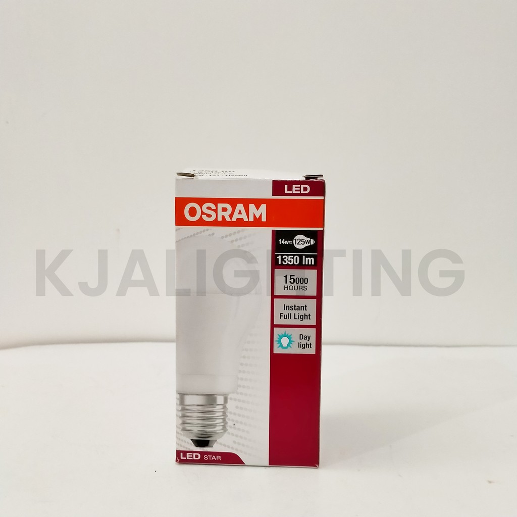 LAMPU BOHLAM OSRAM LED STAR A.125 14W PUTIH E27