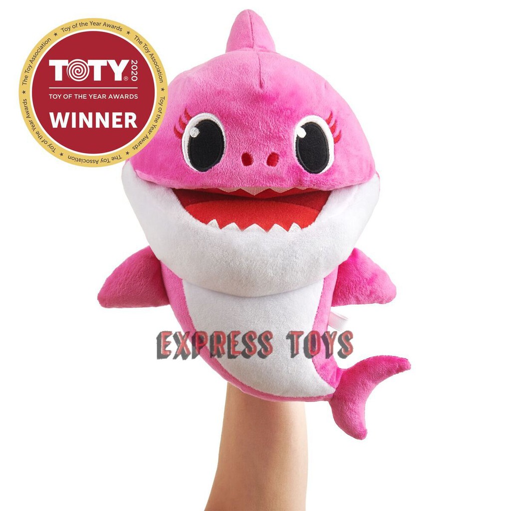 Jual Pinkfong Baby Shark Puppet With Tempo Control Mommy Shark Pink