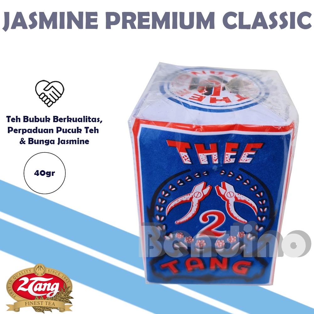 

Teh 2Tang Biru THEE Classic 40gram Bubuk - 2 Tang Teh Melati Klasik Awur Tubruk 40 gr 40gr 40 gram Tea