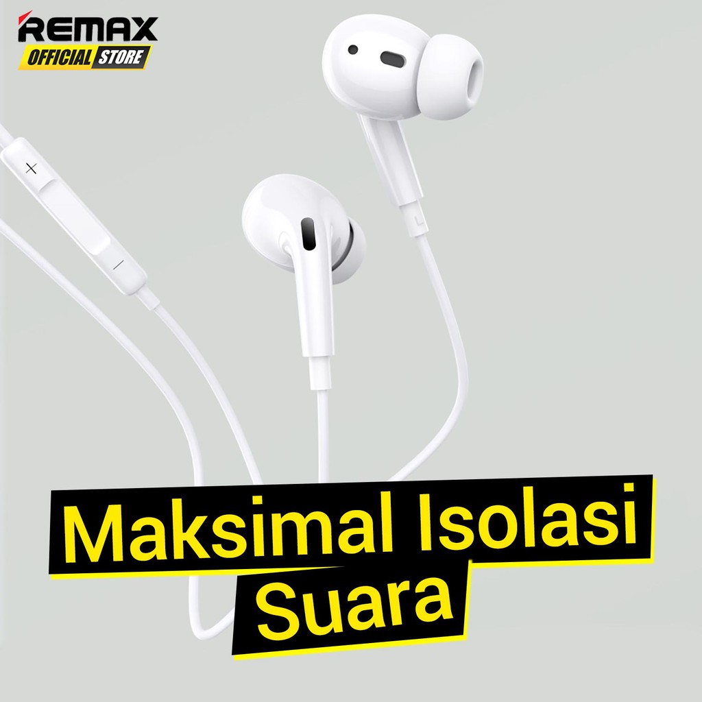 Remax RM-533 Earphone Air Plus Pro Type-C Wired Music Earphone Garansi Resmi / Earphone Murah