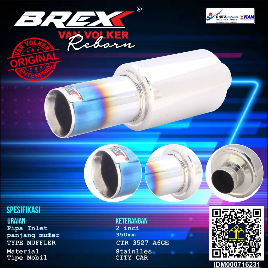 knalpot  Brexx  type  CTR 3527 A6GE