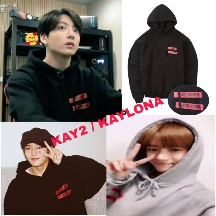 Cod Hoodie Sweater Jungkook, Bangchan, Haechan It Just My Hoodie M-Xxl - M, Putih Cuci Gudang