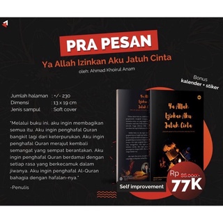 Ready Stok Ya Allah Izinkan Aku Jatuh Cinta - Bumi Fiksi