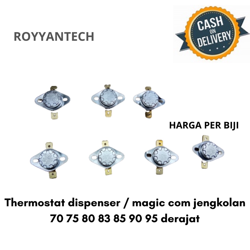 thermostat jengkolan termostat dispenser atau magic com 75 75 80 83 85 90 95 derajat