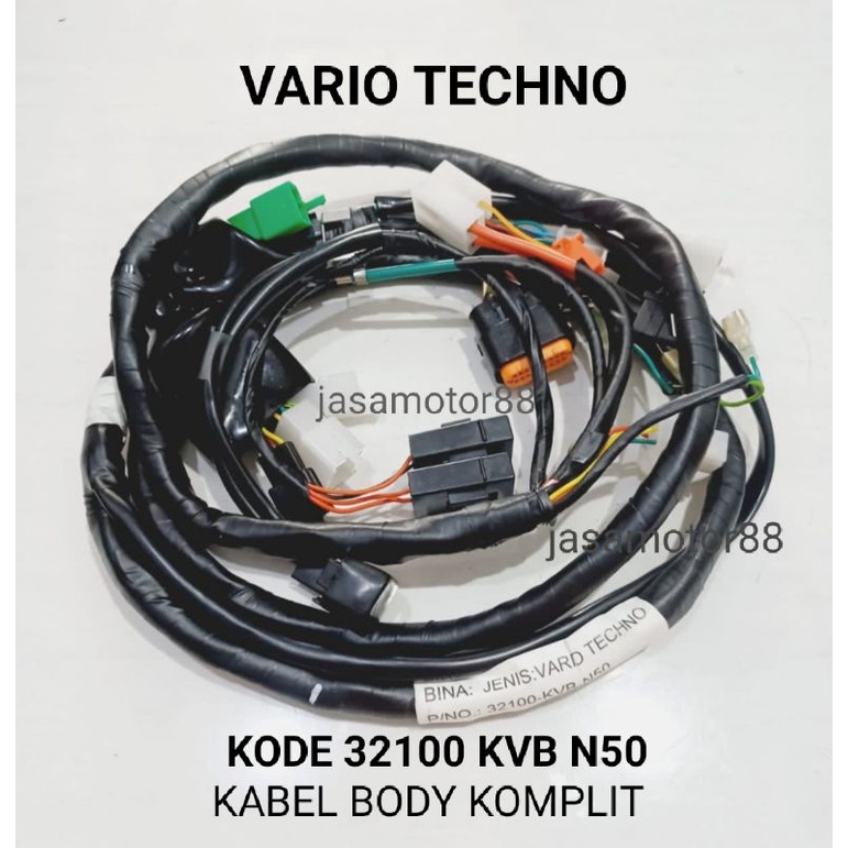 KABEL BODY KOMPLIT HONDA VARIO TECHNO 32100 KVB N50 BERKUALITAS