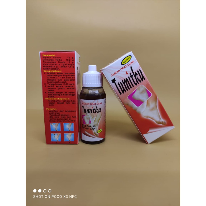 TUMITKU ORIGINAL MENGATASI KAKI PECAH KAPALAN DENGAN INSTAN Tumitku BPOM 30 ml Original Asli