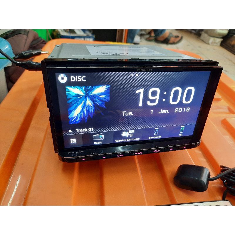 Head unit kenwood DDX9018S mirorlink hires app carplay