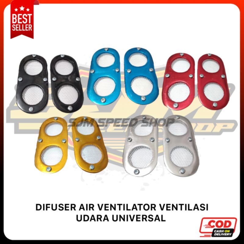 DIFFUSER AIR VENTILATOR VENTILASI UDARA UNIVERSAL SEMUA MOTOR NMAX PCX AEROX