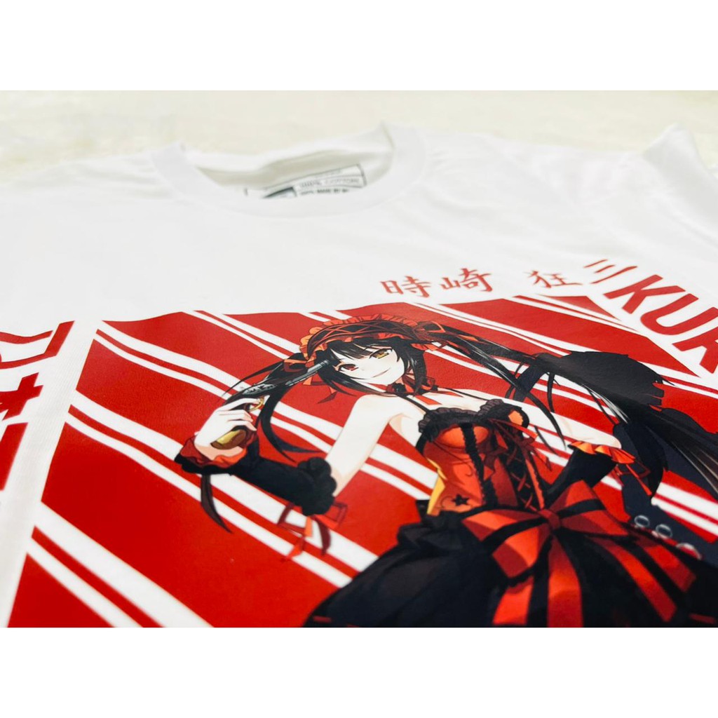 Tshirt Kurumi Tokisaki Date A Live Character Anime Manga