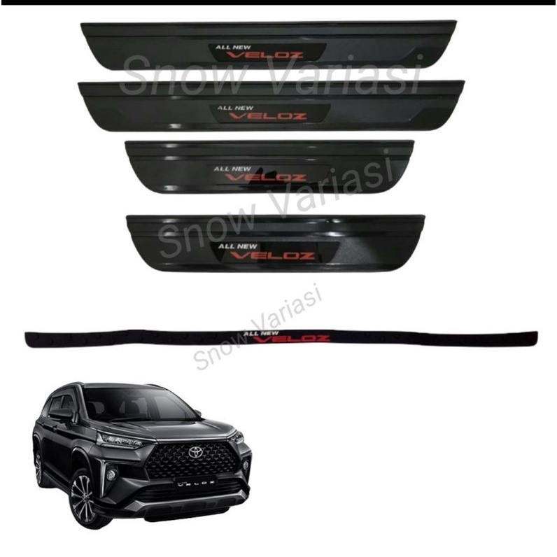 Paket Sillplate Samping Belakang Avanza Veloz Xenia 2021 2022 2023 Up GR SPORT Hitam
