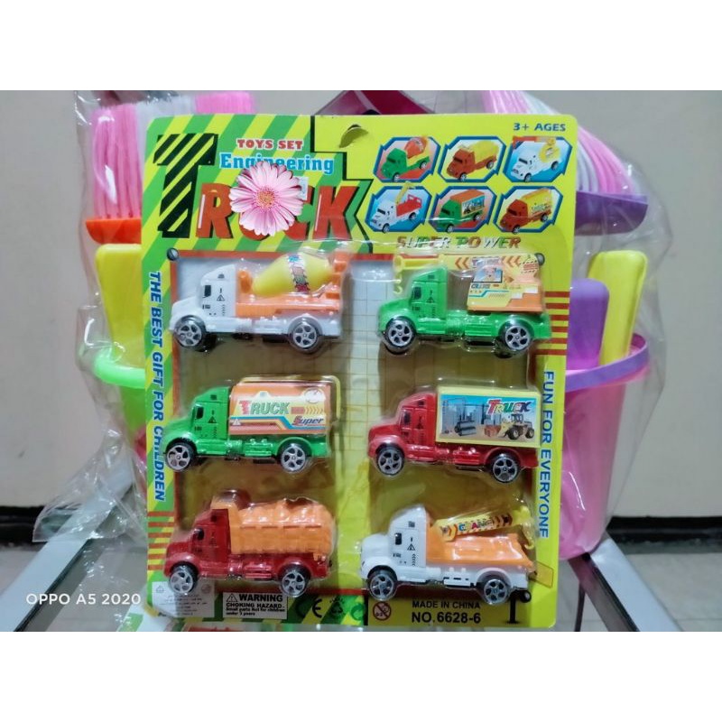 Mainan Mobil Lengkap Isi 6Pcs