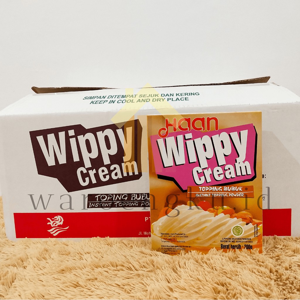 

Wippy / Whipping / whipped cream Toping Bubuk Han Instant Powder 200gr