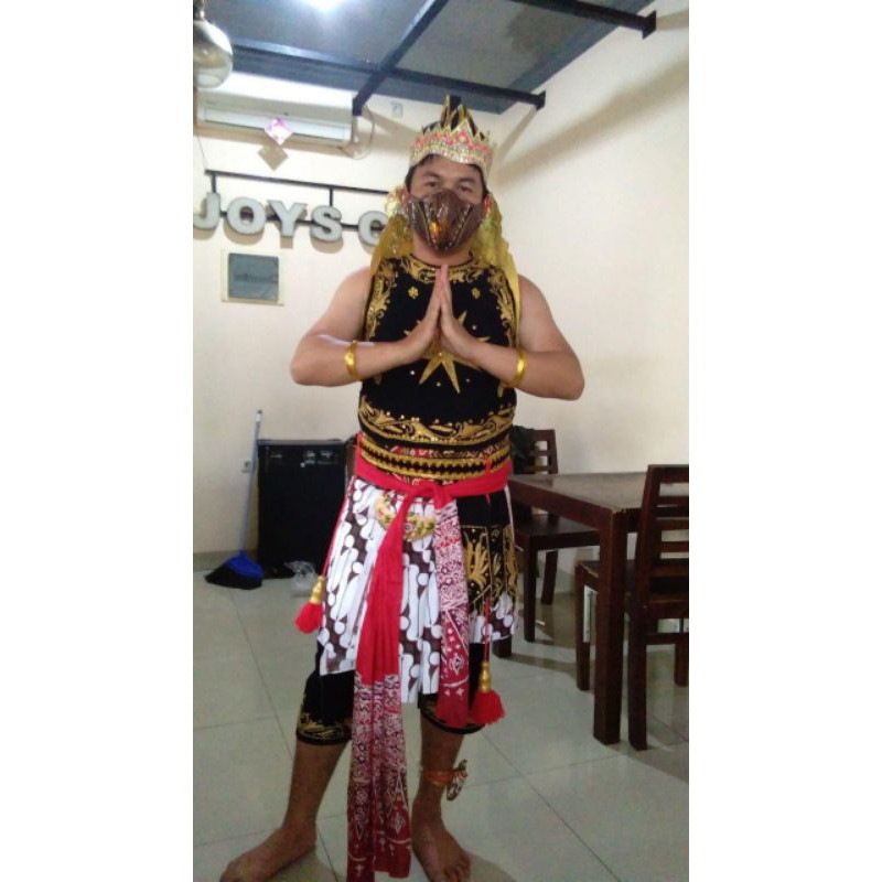 KOSTUM BAJU PAKAIAN TARIAN GATOT KACA SET DEWASA MURAH