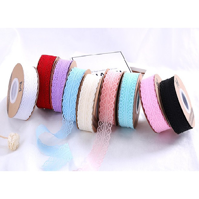 KOREAN LACE RIBBON 3CM / PITA KOREA MOTIF RENDA 3CM (ECER / PER METER)