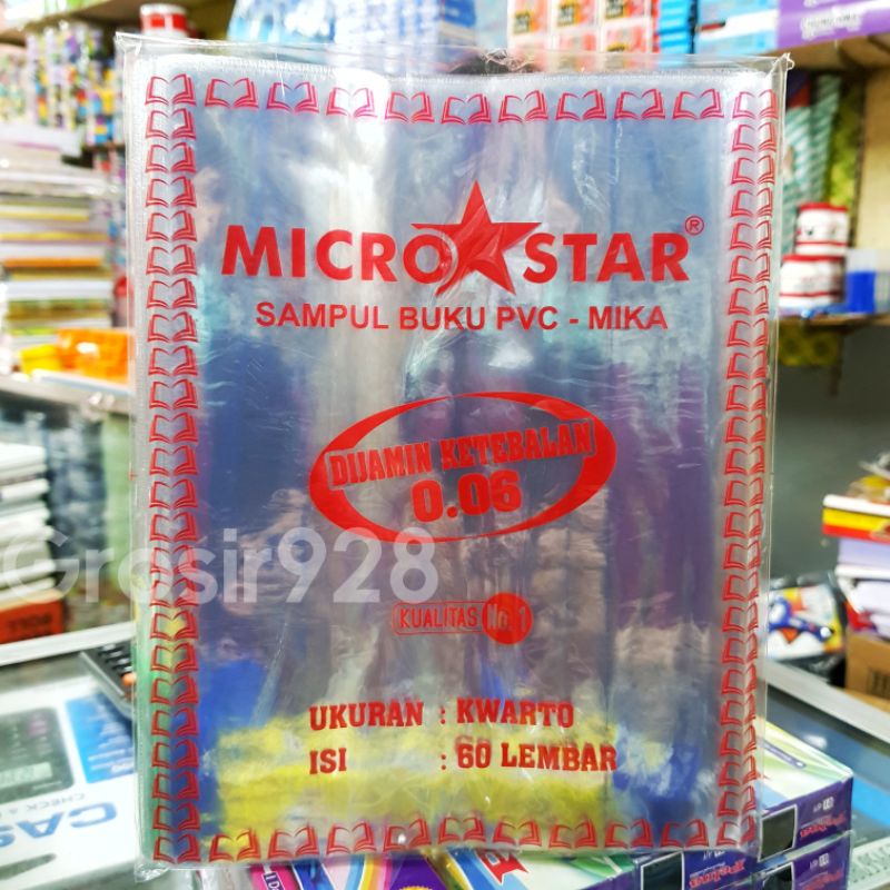 

Sampul Buku PVC Mika KWARTO Micro Star 0.06 (isi 60 lembar)