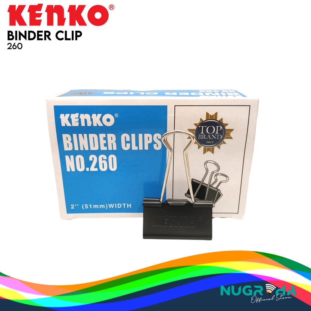 

PENJEPIT KERTAS / BINDER CLIP KENKO 260