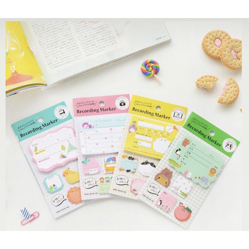 

stick note / memo tempel recording marker