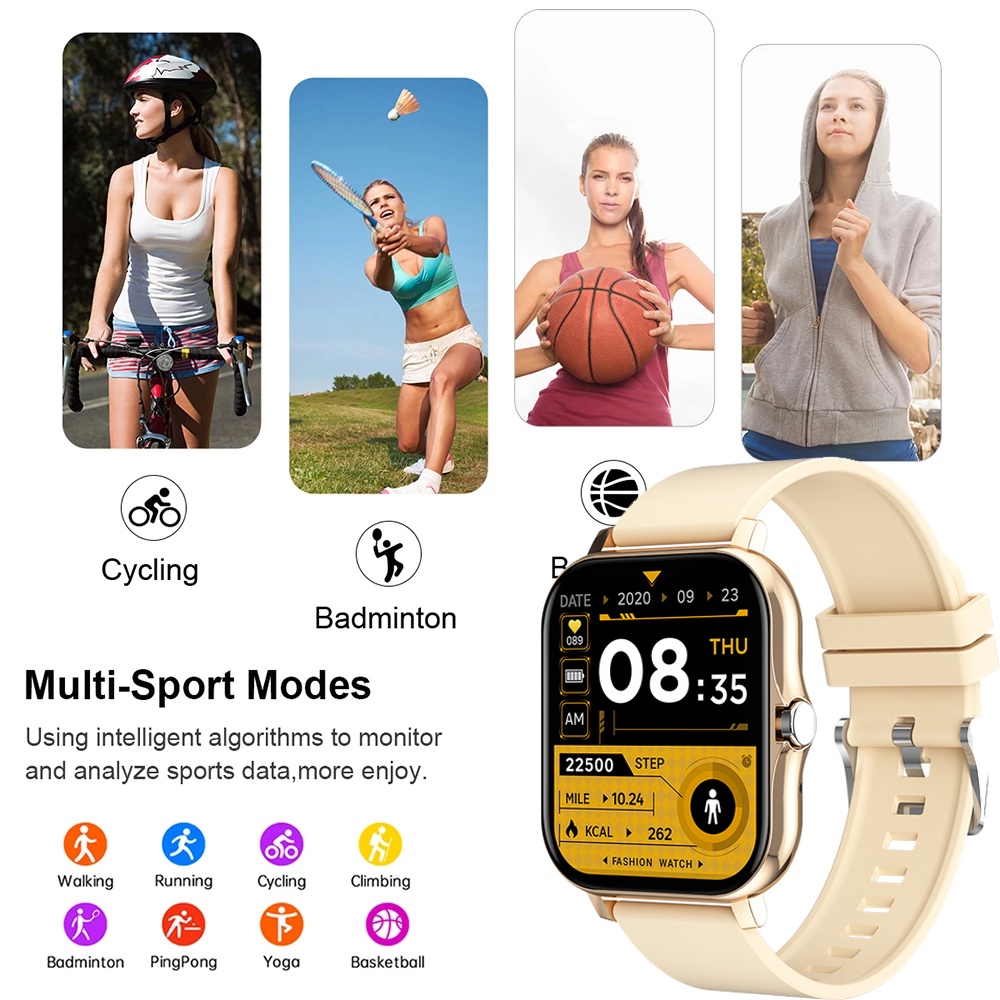 (In stock)✅1:1 Amazfit GTS  Y13 Women Men Smart Watch Full touch  2022 Sport Fitness Watch Heart Rate Monitor Waterproof Bluetooth Smartwatch Men for Android with IOS Phone