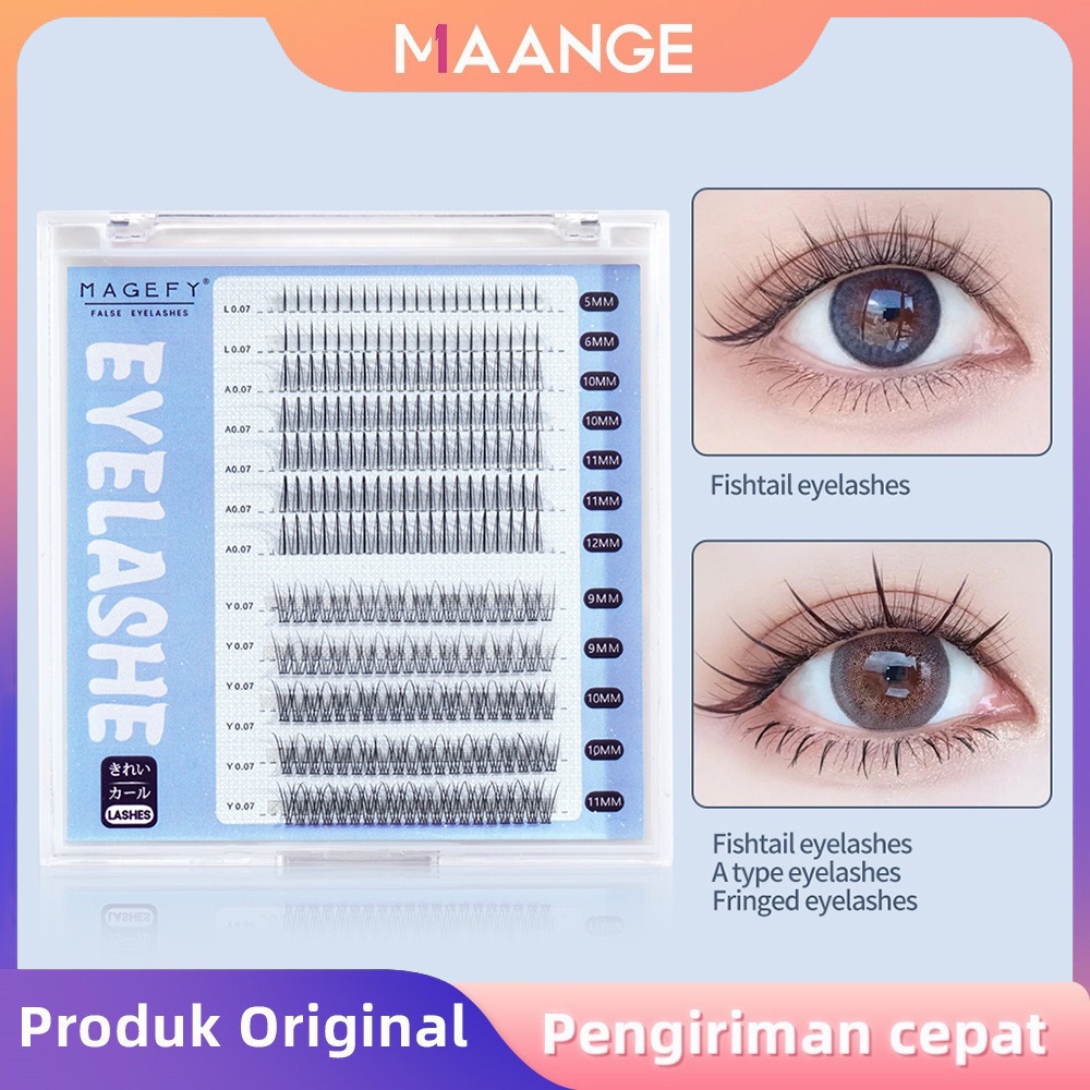 MAANGE Bulu Mata Eyelash Extension Bulu Mata Bawah Bidadari Ekor Ikan Eyelash Bawah 7291