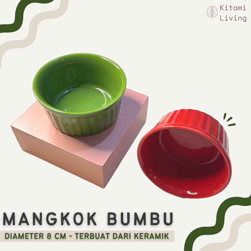 MANGKOK KECIL KERAMIK UNIK TEMPAT BUMBU SAOS KECAP | MANGKUK KERAMIK UNTUK BIKIN KUE SOUFFLE