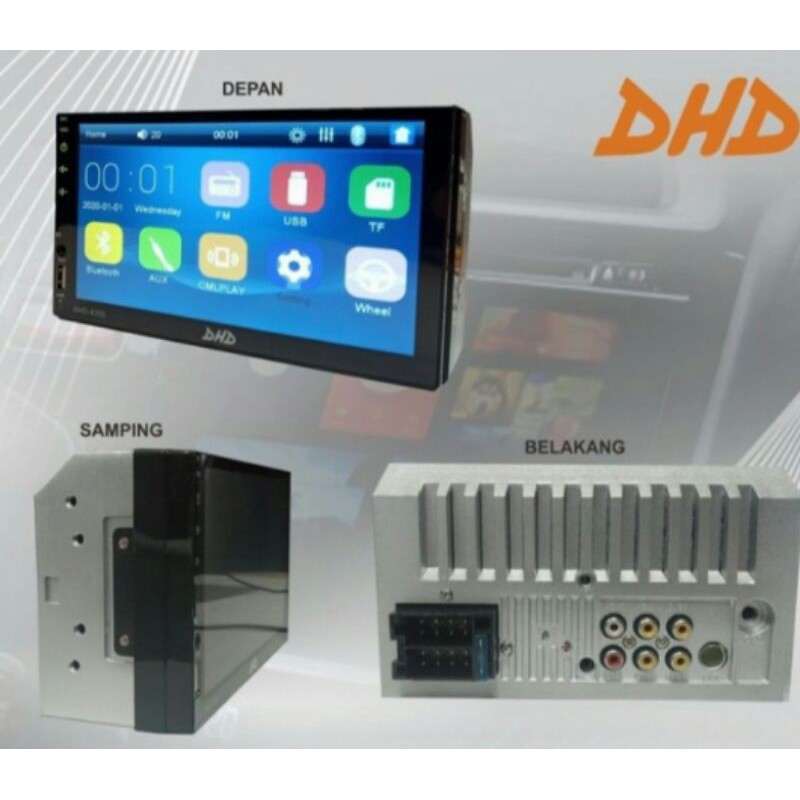 Doubledin TV mobil 7inch Dekles DHD 4300z Mirorlink