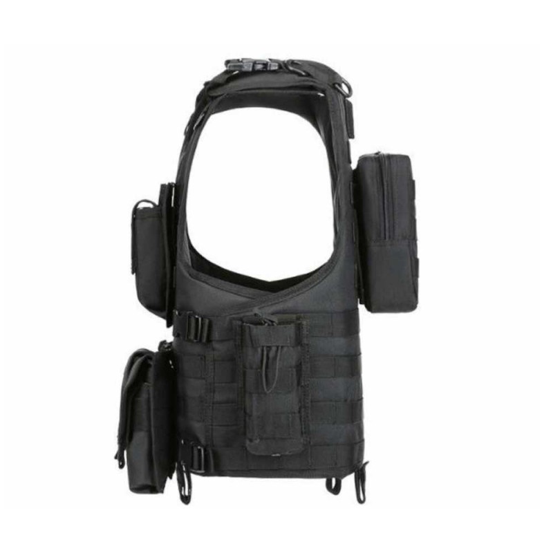 Rompi Pelindung Airsoft Outdoor Multi Slot Tactical Vest Combat Pocket